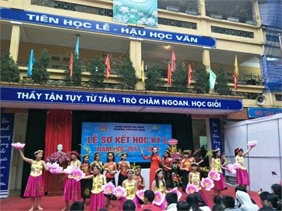 Sơ kết Học kì I năm học 2017 - 2018 của trường THCS Ba Đình